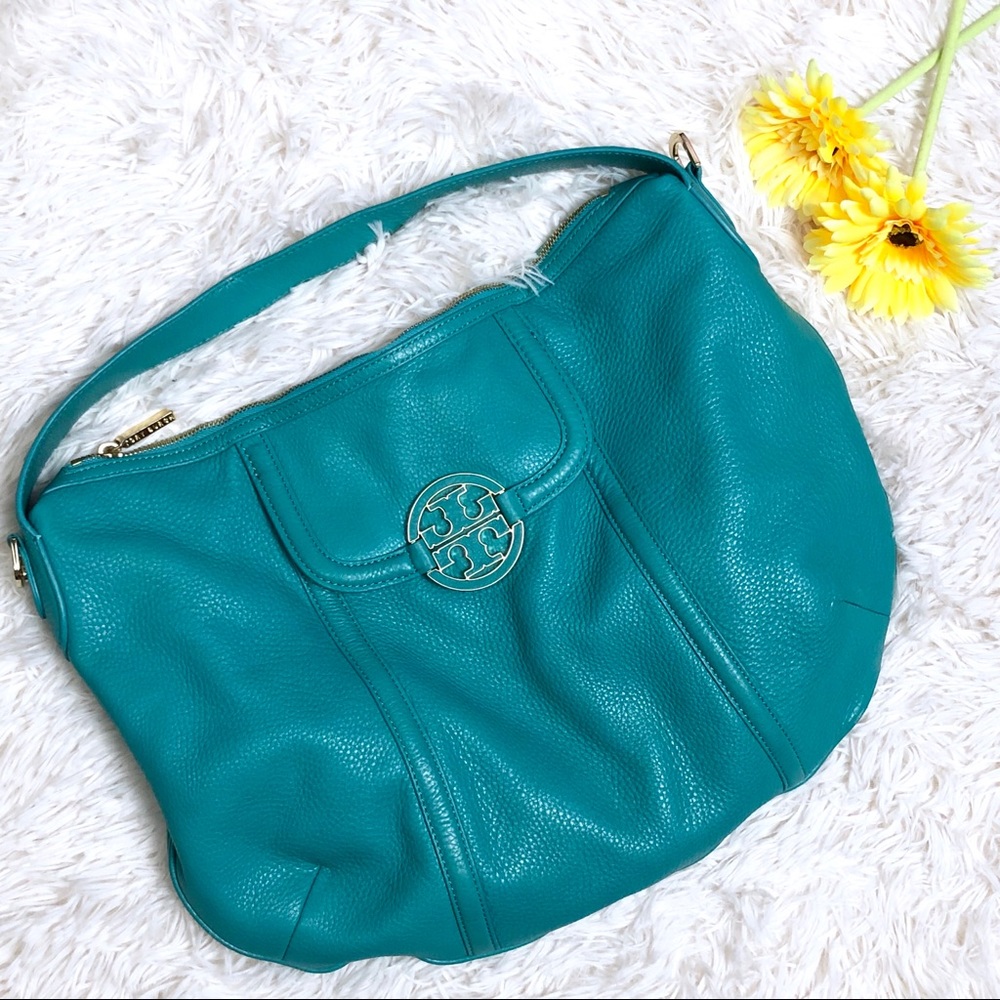 Tory Burch Shoulder Bag Blue Aquamarine